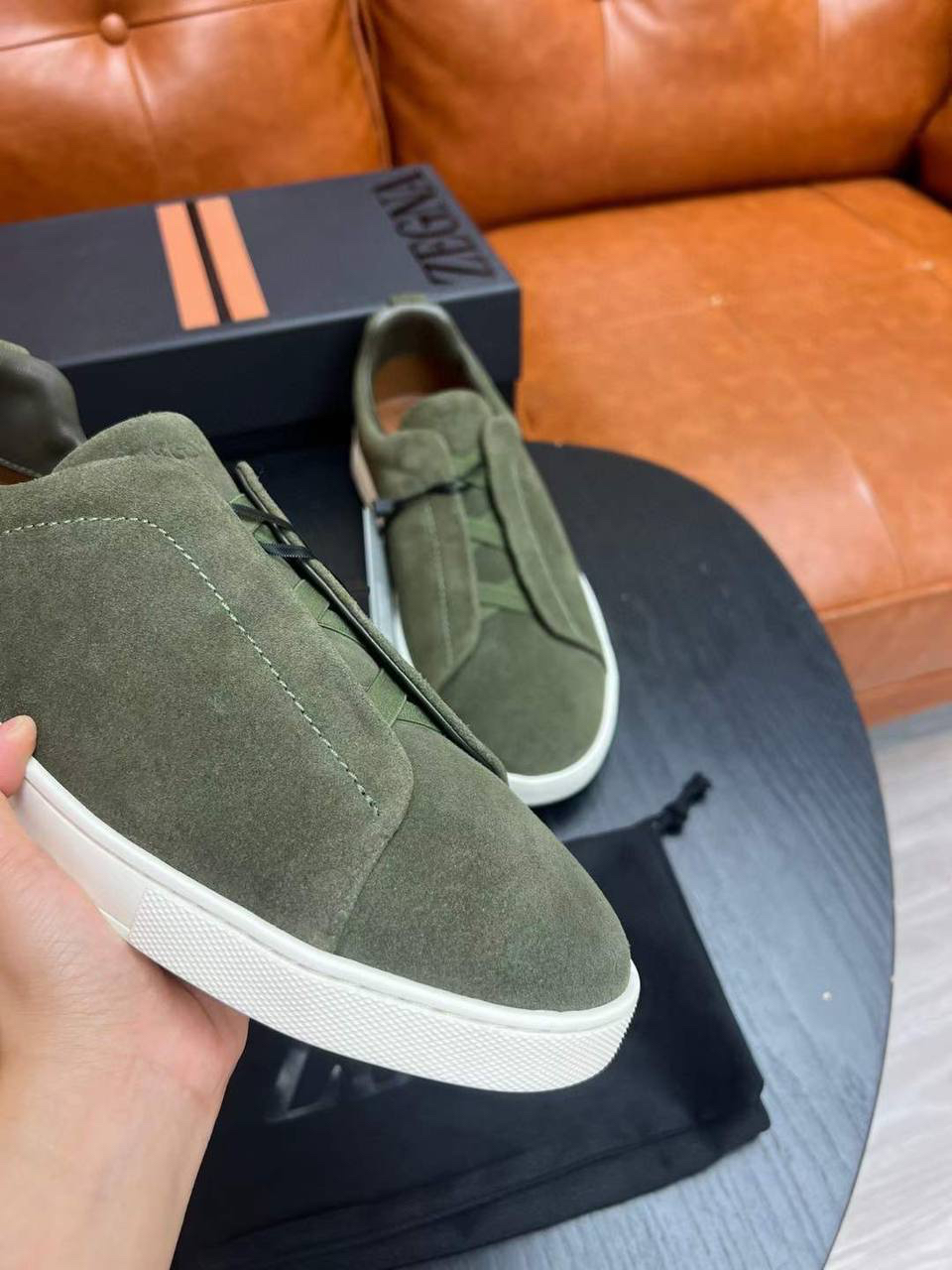 МУЖСКИЕ КЕДЫ ZEGNA детальное фото