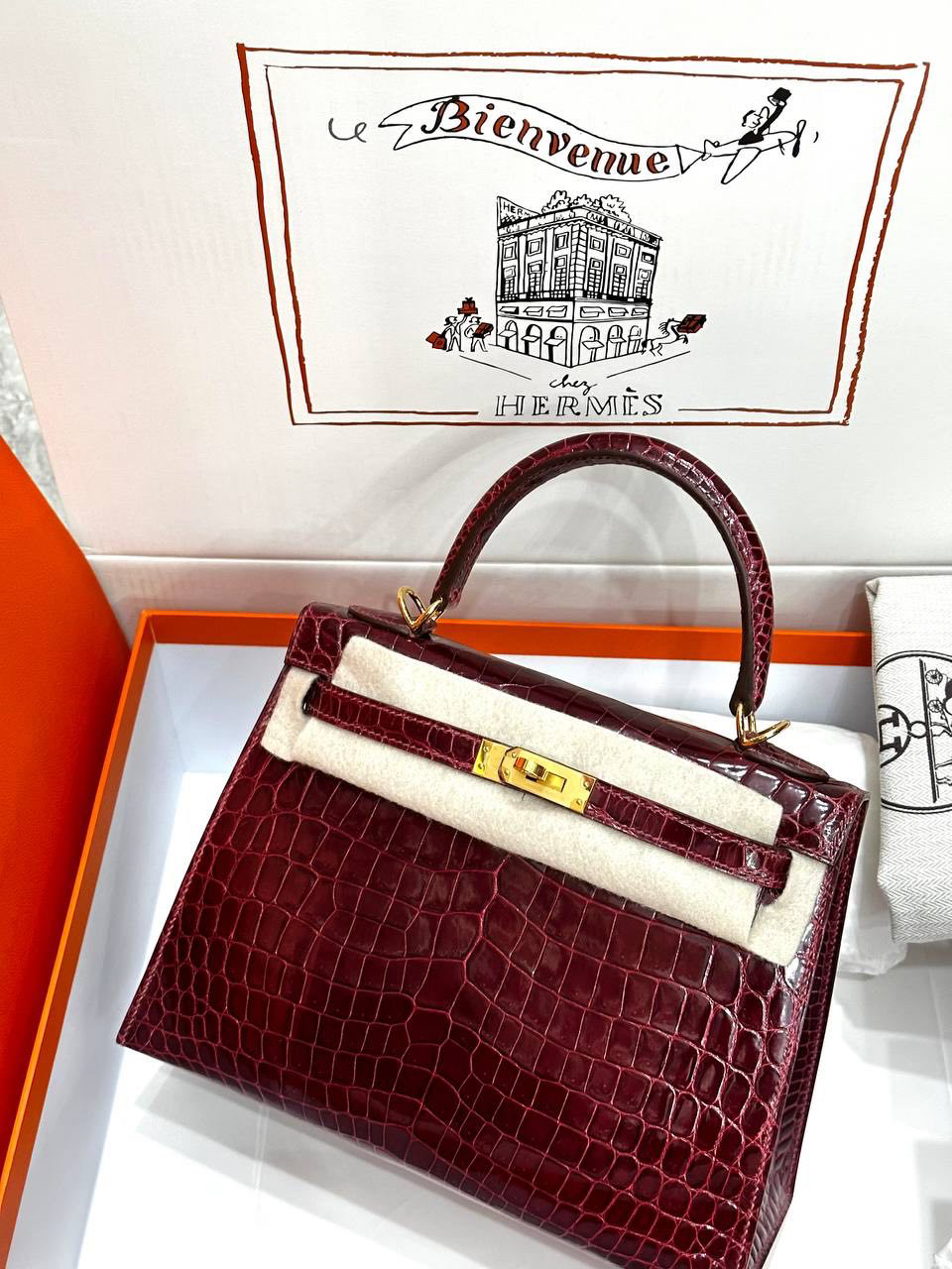СУМКА HERMES KELLY 25 детальное фото
