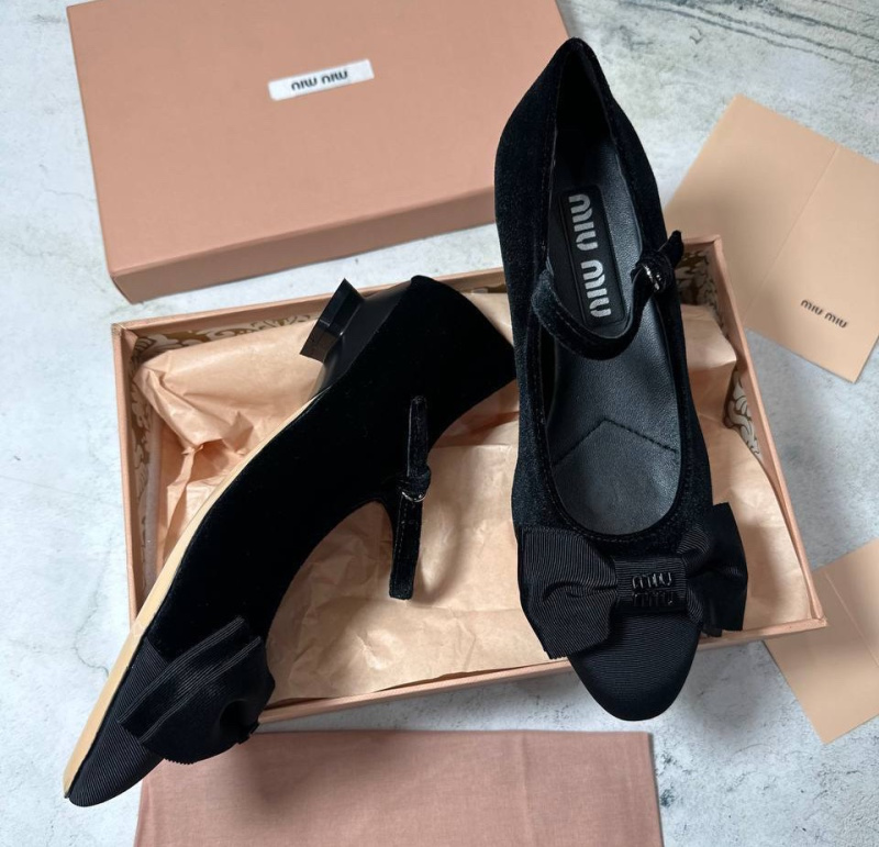 БАЛЕТКИ MIU MIU фото