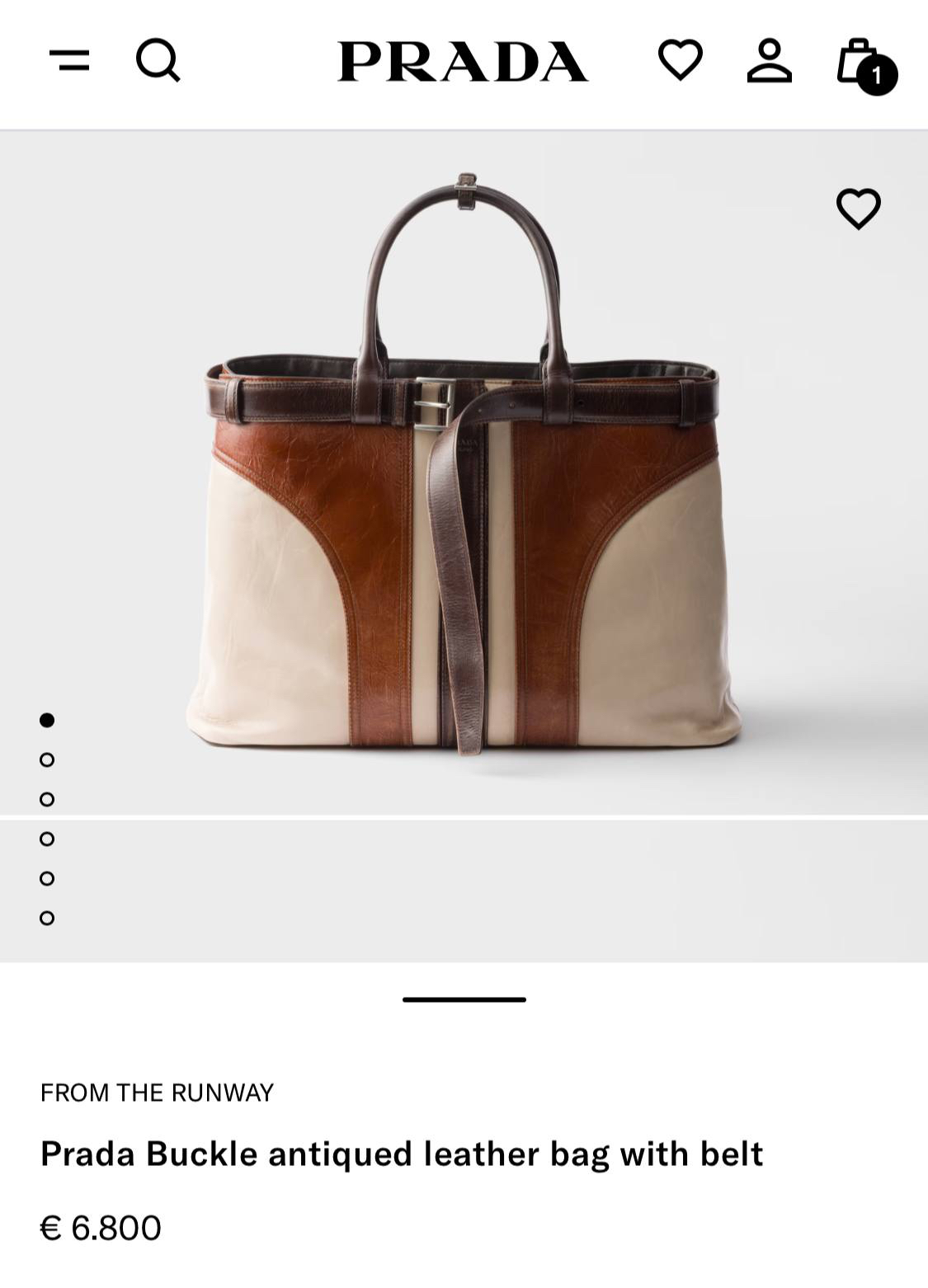 СУМКА PRADA детальное фото