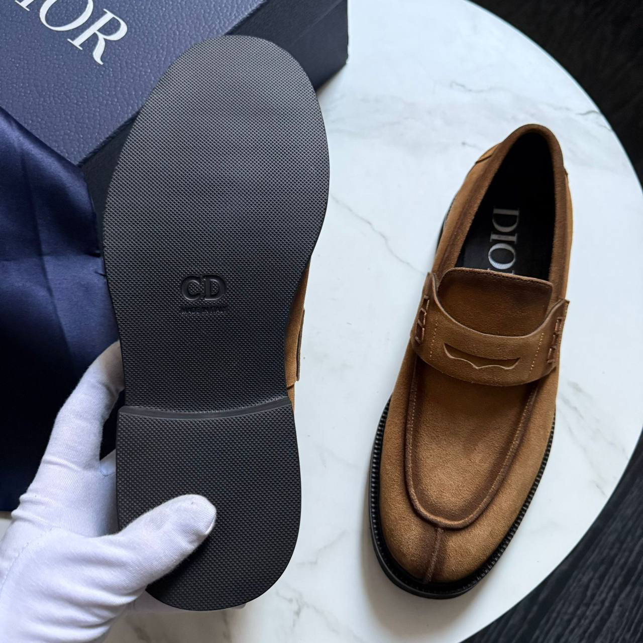 МУЖСКИЕ ЛОФЕРЫ CHRISTIAN DIOR детальное фото