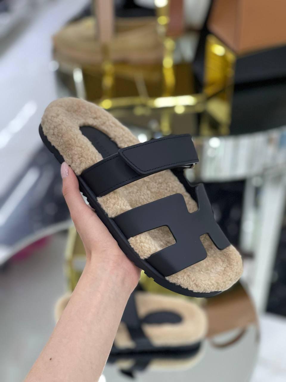 ТАПОЧКИ HERMES детальное фото