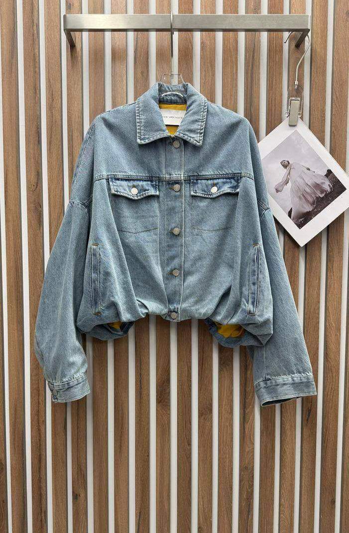 КУРТКА ДЖИНСОВКА DRIES VAN NOTEN детальное фото