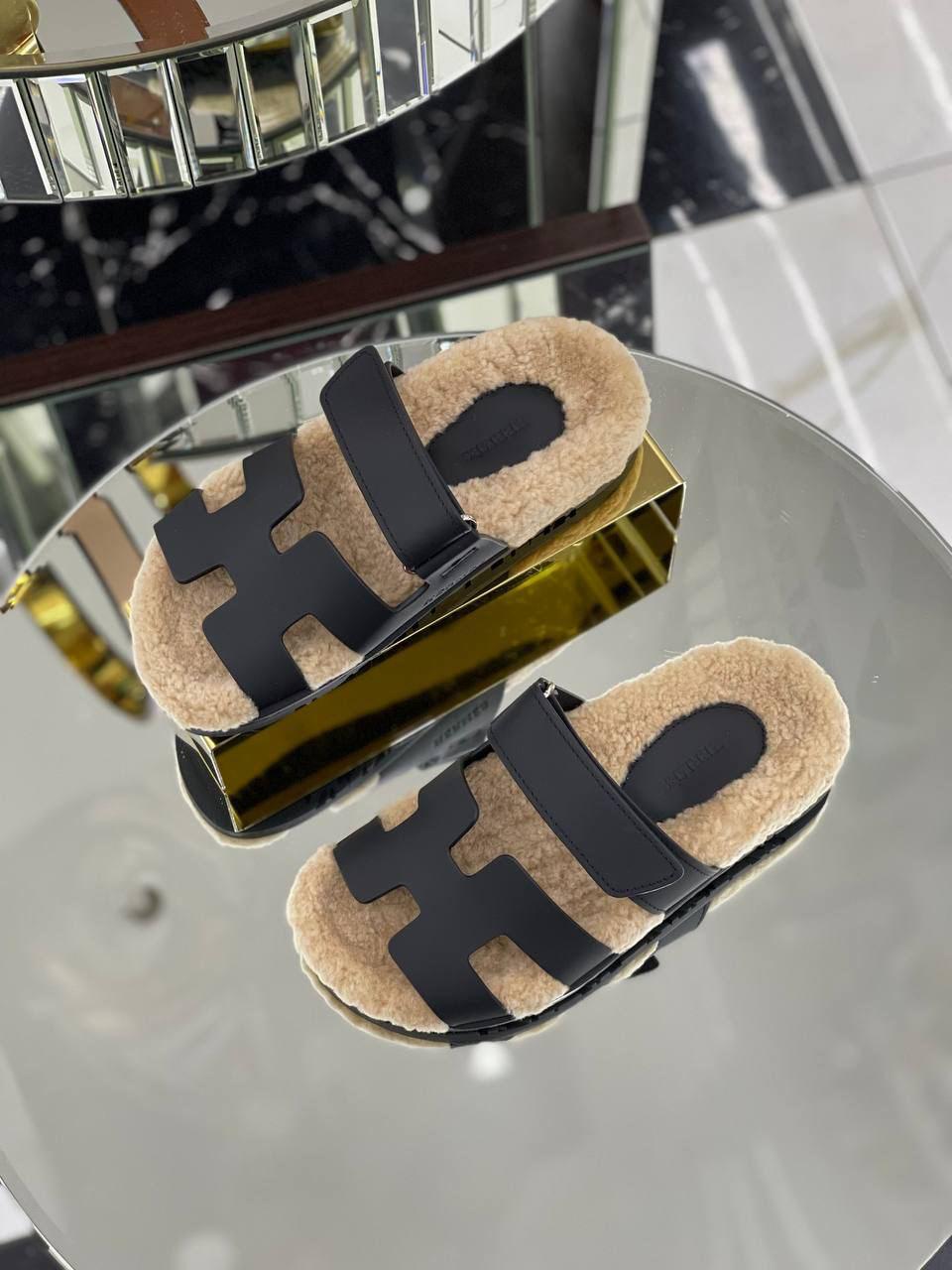 ТАПОЧКИ HERMES детальное фото