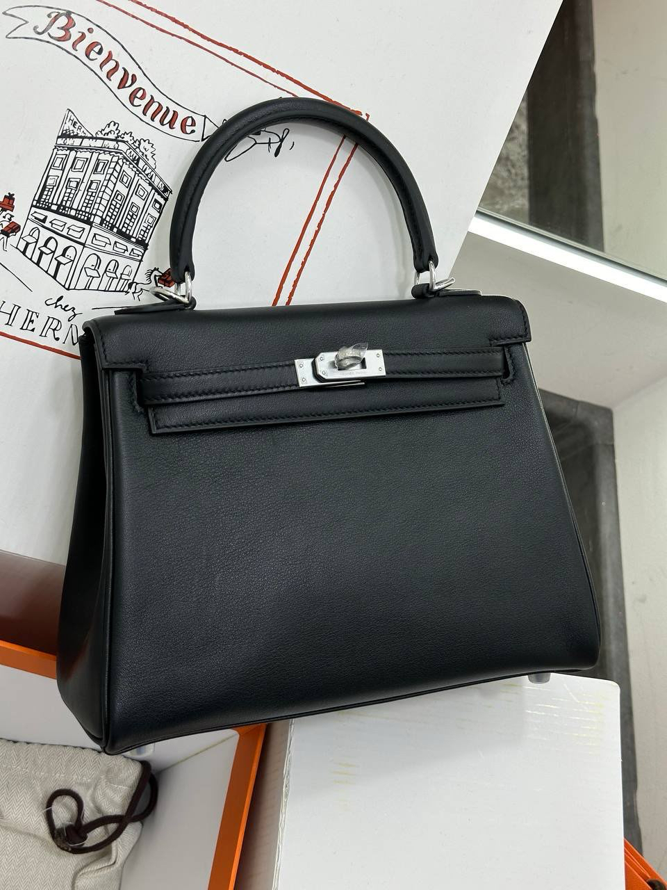 СУМКА HERMES KELLY 25 детальное фото
