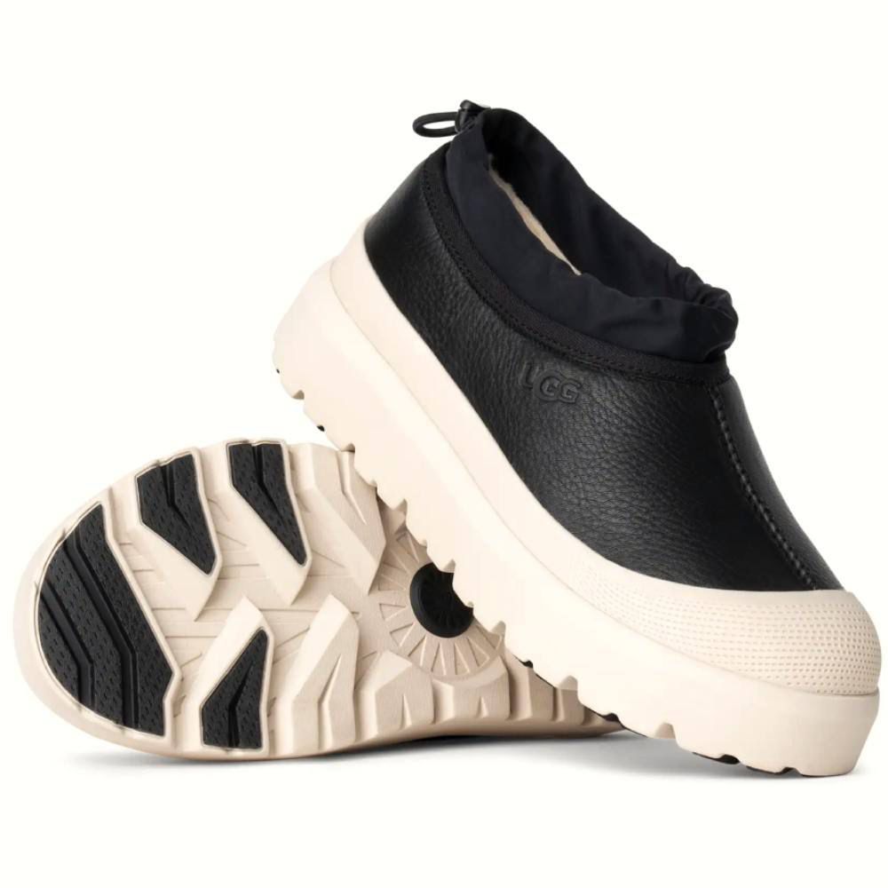 МУЖСКИЕ УГГИ UGG MEMS TASMAN HYBRID LEATHER BLACK детальное фото