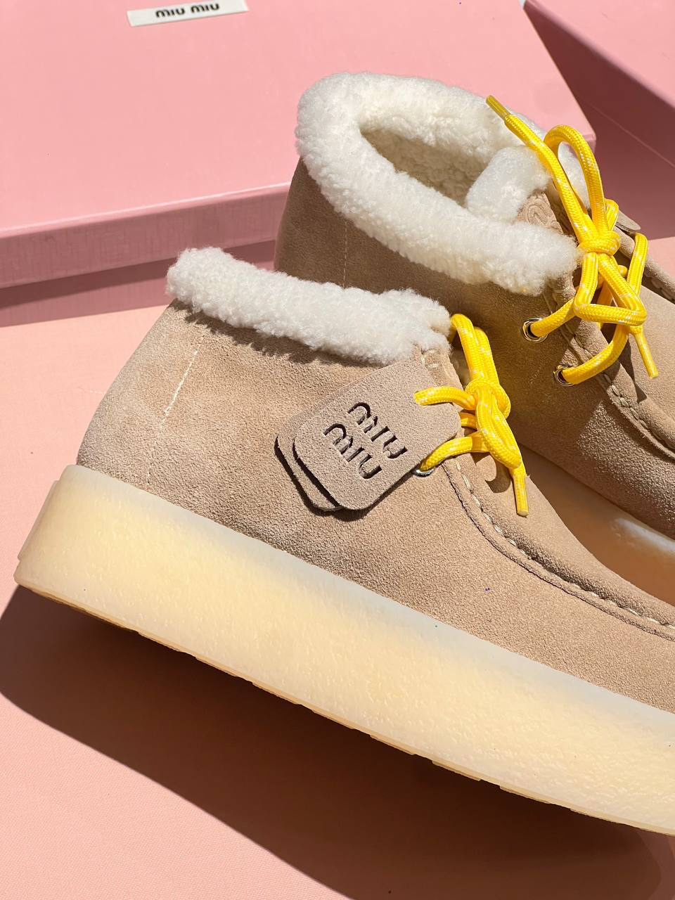 БОТИНКИ MIU MIU детальное фото