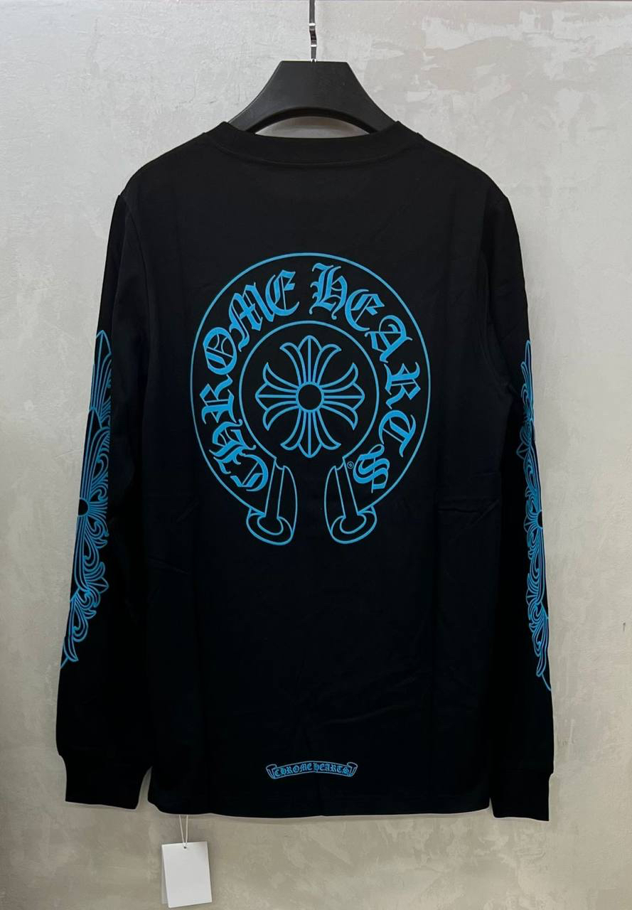 ЛОНГСЛИВ CHROME HEARTS детальное фото