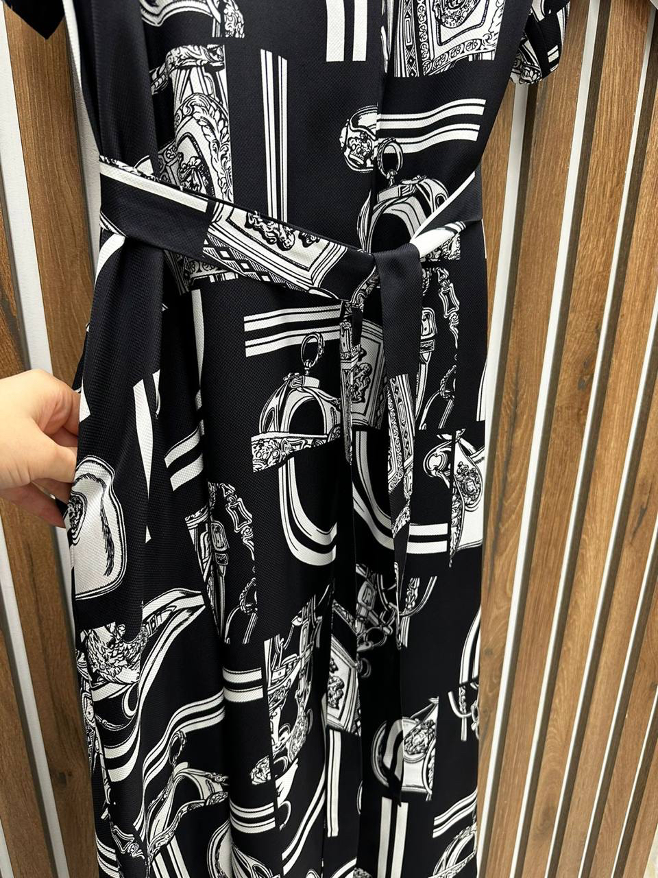 ПЛАТЬЕ HERMES детальное фото