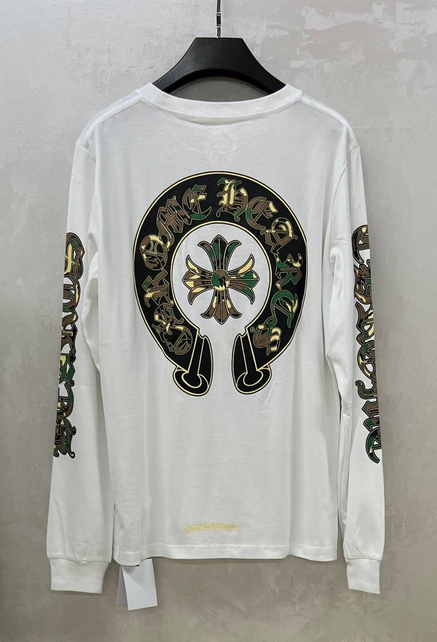 ЛОНГСЛИВ CHROME HEARTS детальное фото