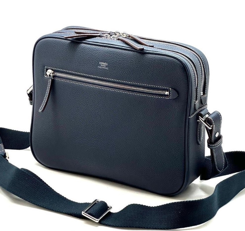 МУЖСКАЯ СУМКА МЕССЕНДЖЕР HERMES фото