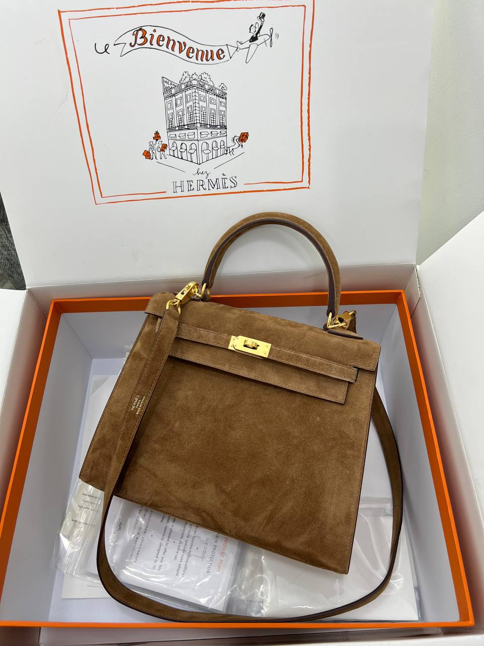 СУМКА HERMES KELLY 25 детальное фото