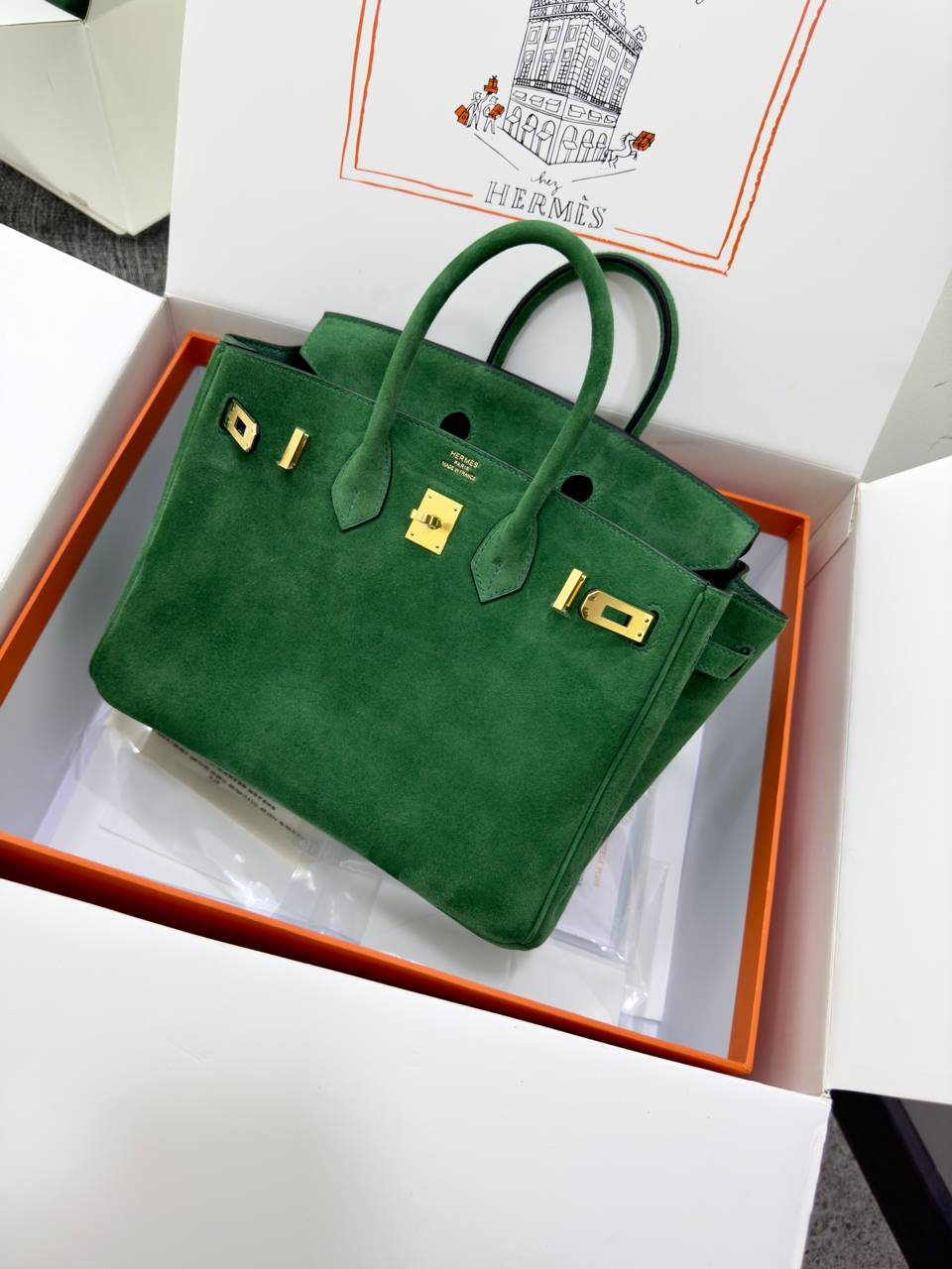 СУМКА HERMES BIRKIN 25 детальное фото