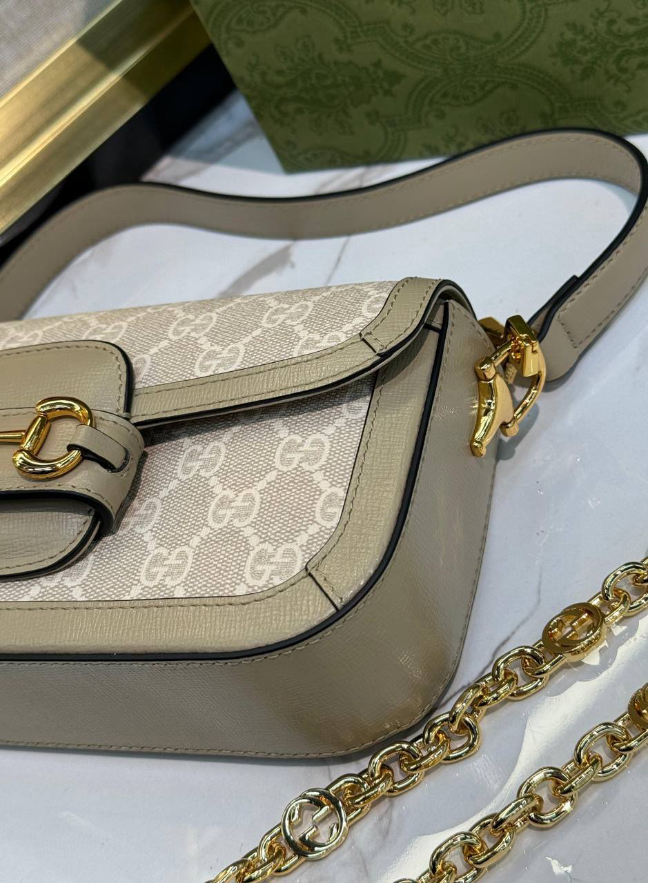 СУМКА GUCCI HORSEBIT 1955 детальное фото