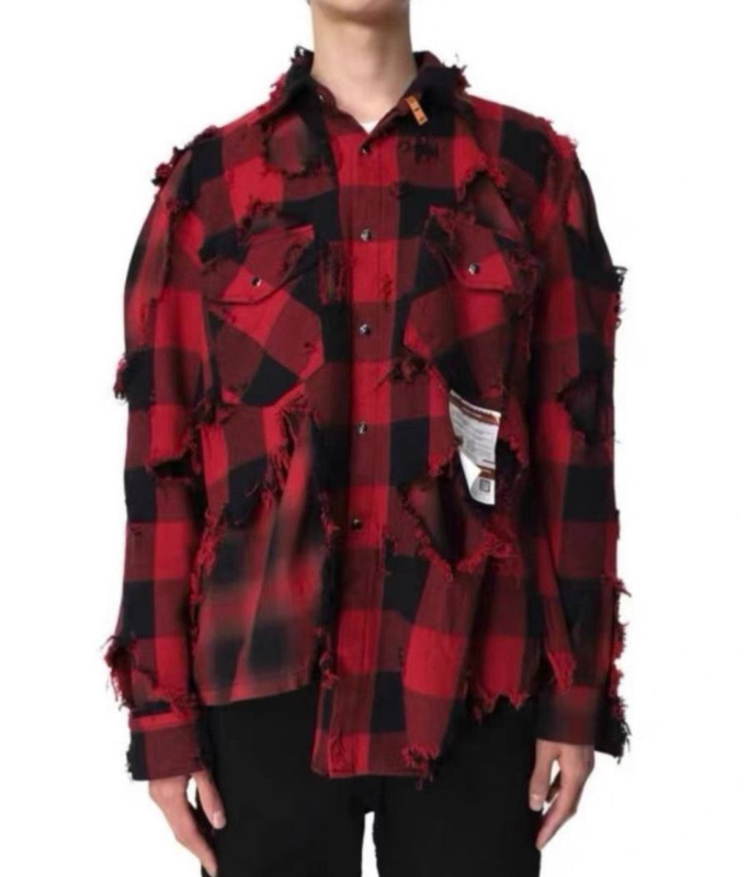 РУБАШКА УТЕПЛЕННАЯ MAISON MIHARA фото