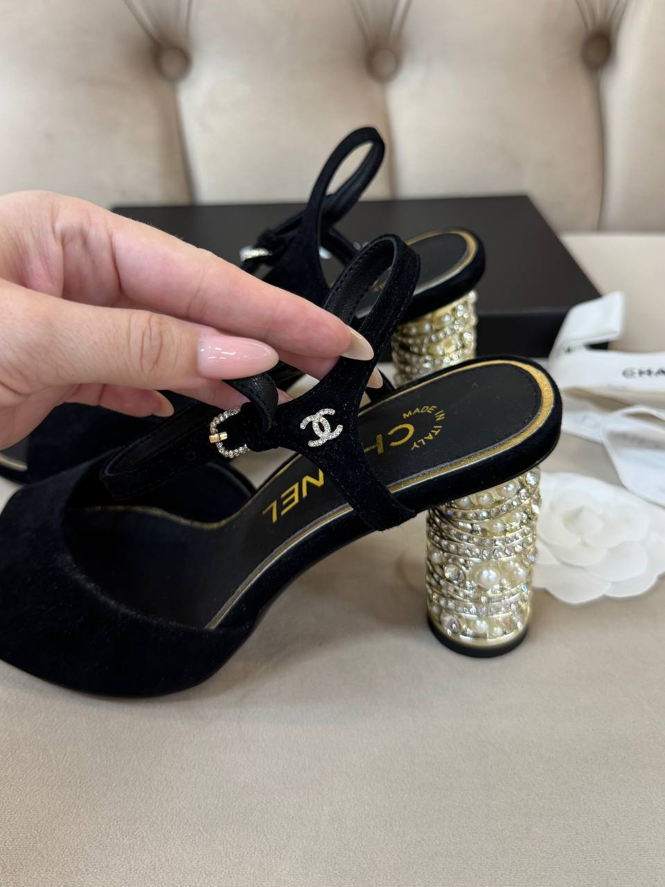 БОСОНОЖКИ CHANEL детальное фото