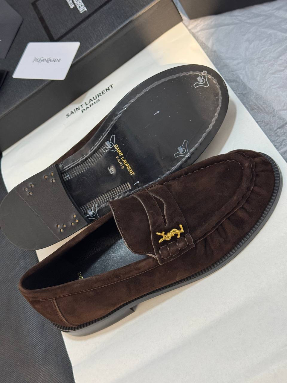 ЛОФЕРЫ SAINT LAURENT детальное фото