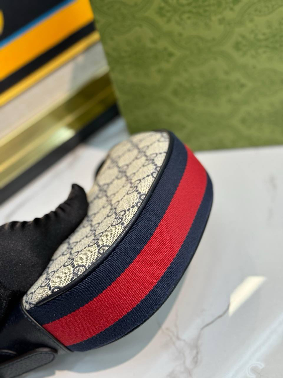 СУМКА GUCCI OPHIDIA GG детальное фото