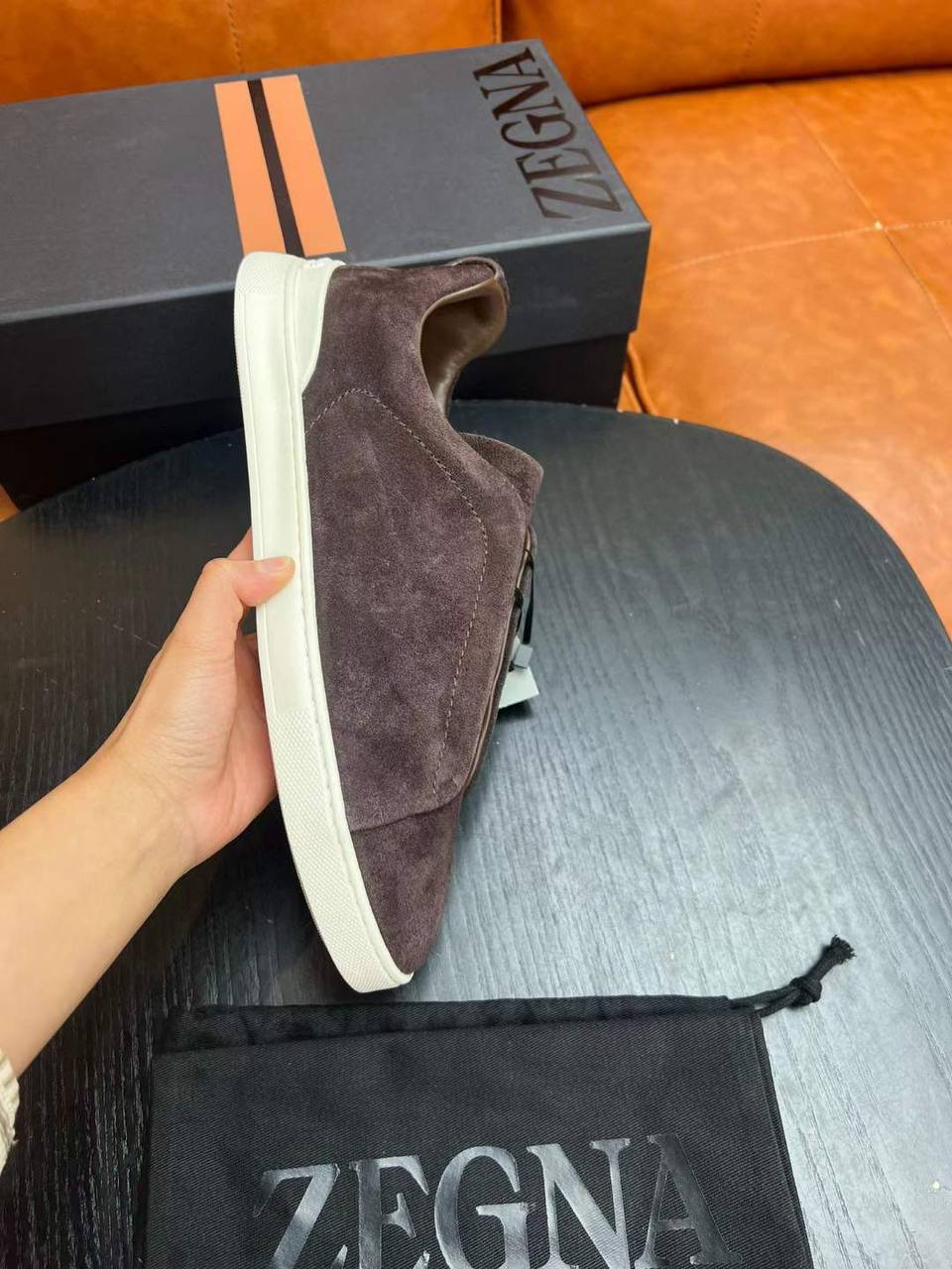 МУЖСКИЕ КЕДЫ ZEGNA детальное фото