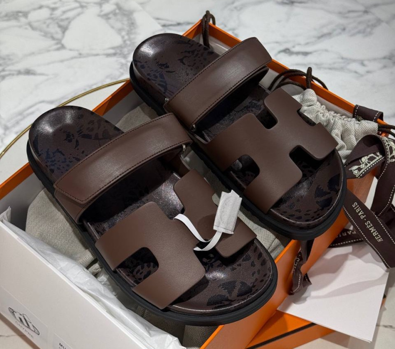 ШЛЕПКИ HERMES фото