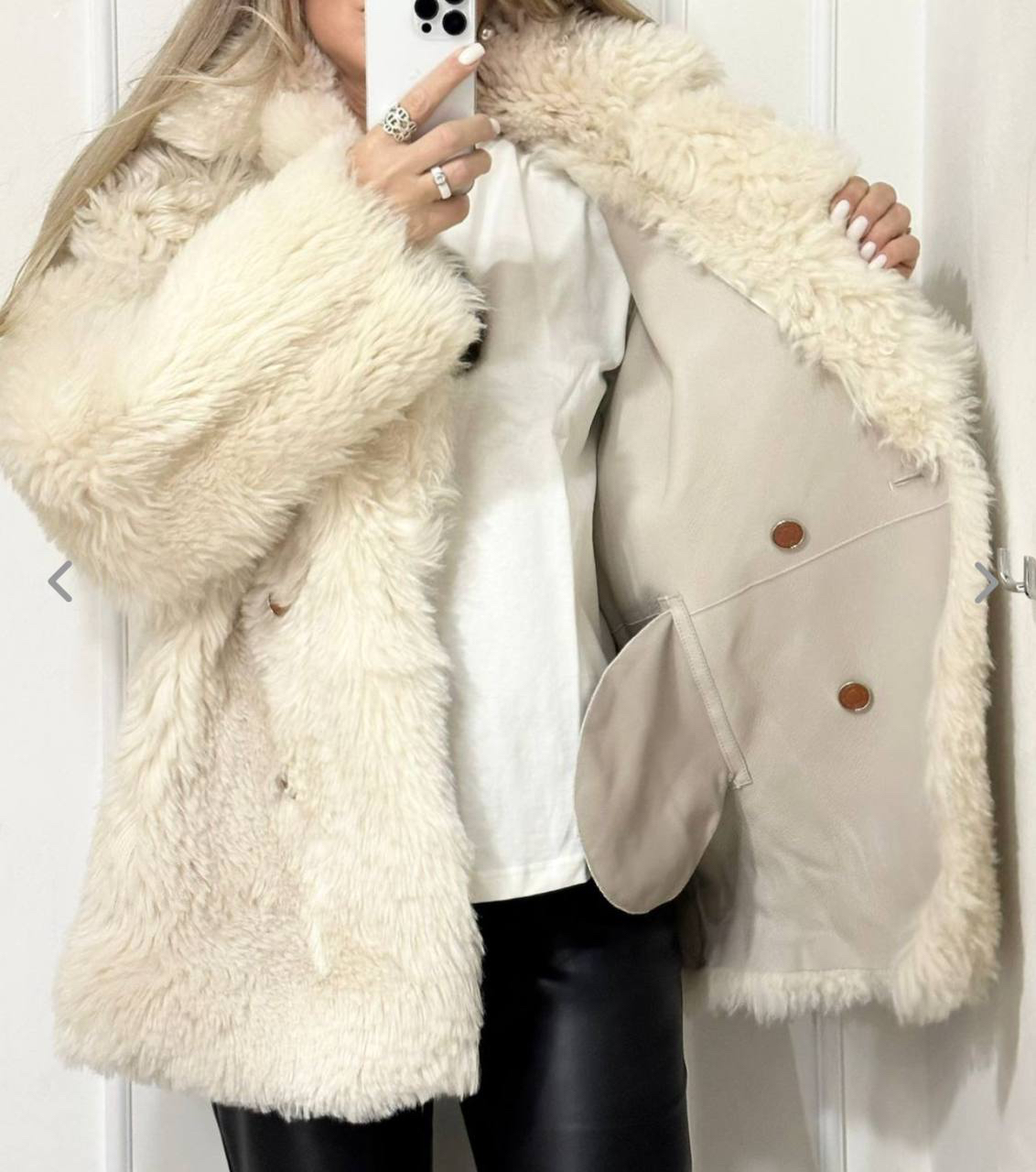 ДУБЛЕНКА HERMES детальное фото