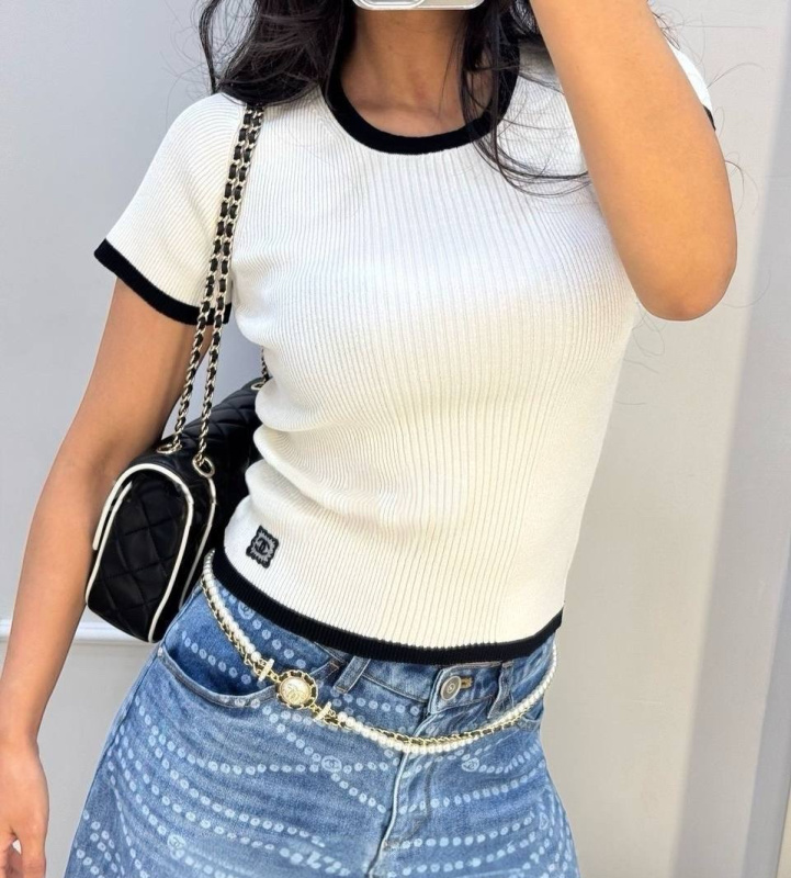 ФУТБОЛКА CHANEL фото