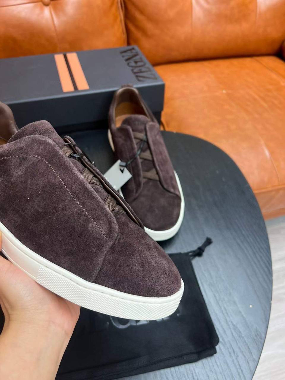 МУЖСКИЕ КЕДЫ ZEGNA детальное фото