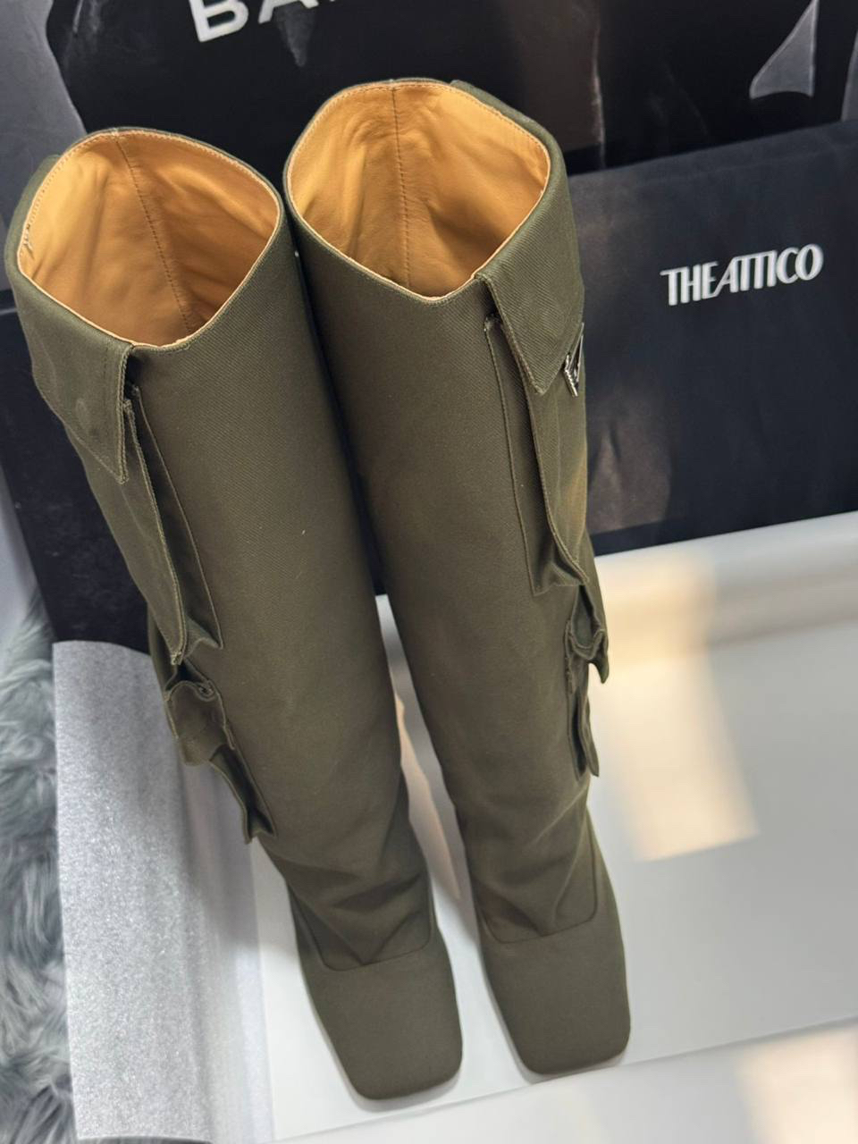 САПОГИ THE ATTICO детальное фото