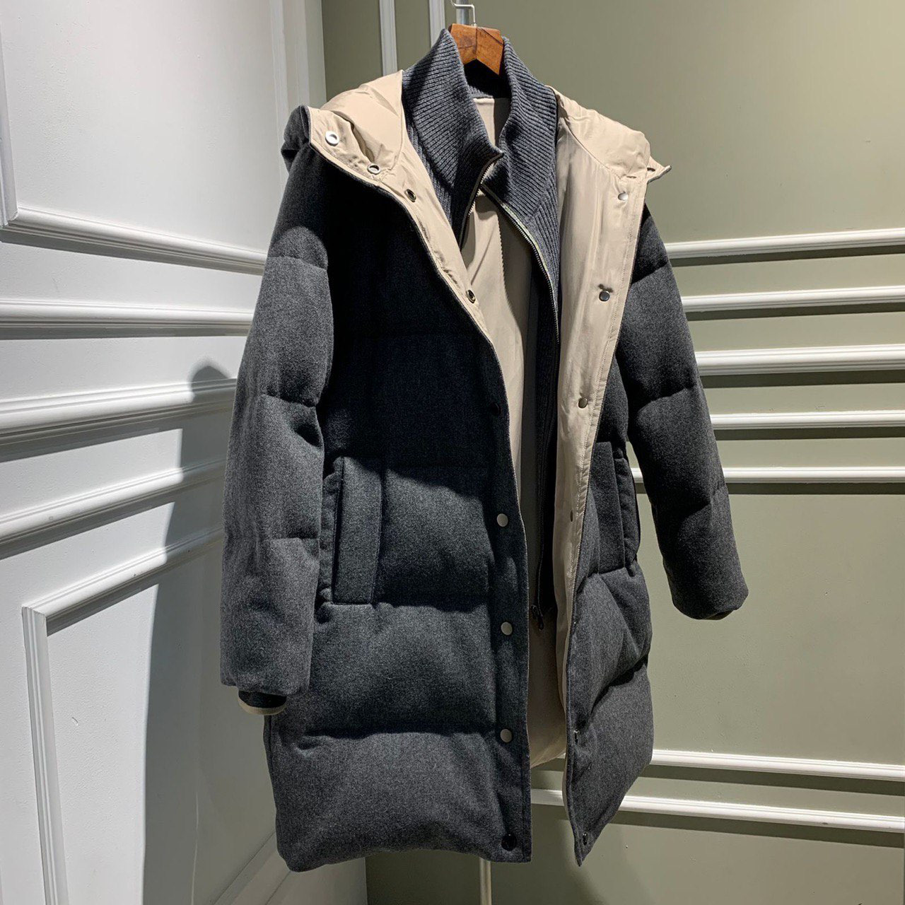 ПУХОВИК BRUNELLO CUCINELLI детальное фото