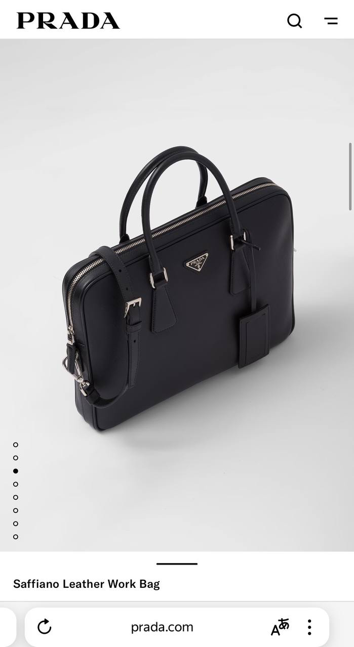 МУЖСКОЙ ПОРТФЕЛЬ PRADA детальное фото