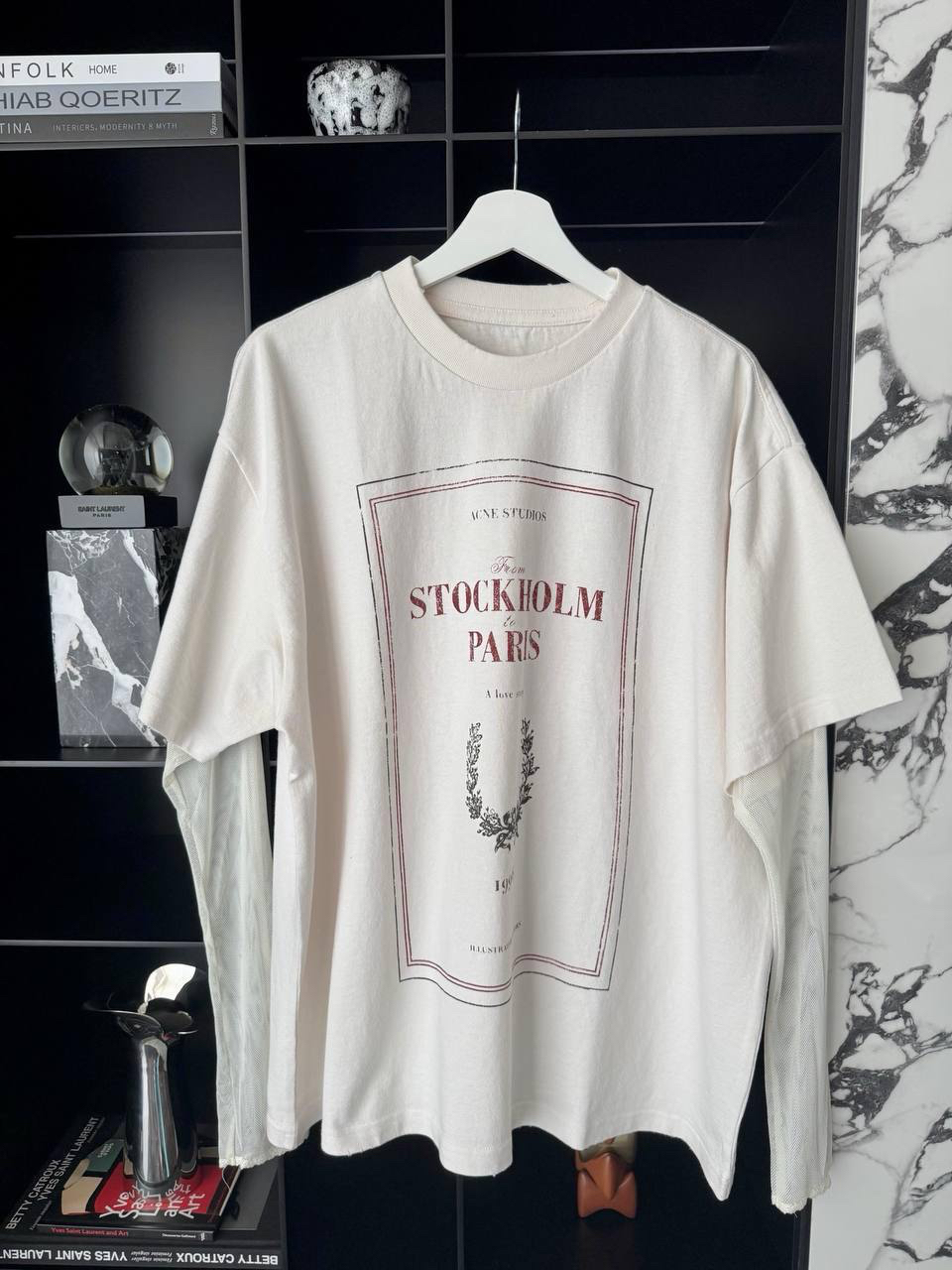 ЛОНГСЛИВ ACNE STUDIOS детальное фото