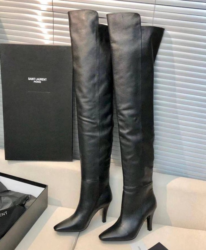 САПОГИ БОТФОРТЫ SAINT LAURENT фото