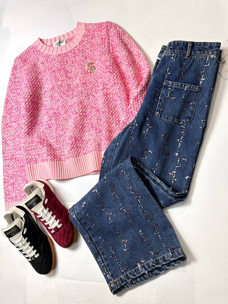 ДЖИНСЫ CHANEL детальное фото