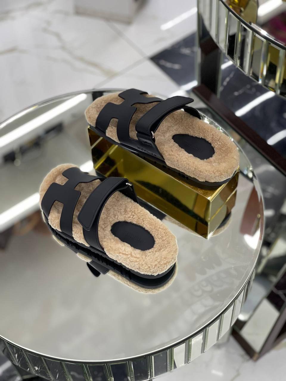 ТАПОЧКИ HERMES детальное фото