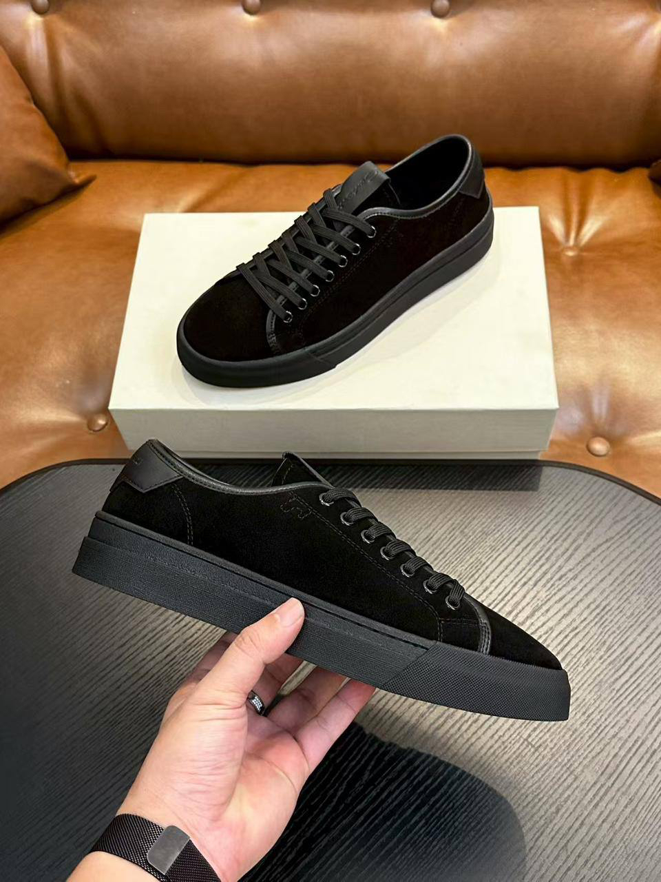 МУЖСКИЕ КЕДЫ SANTONI детальное фото