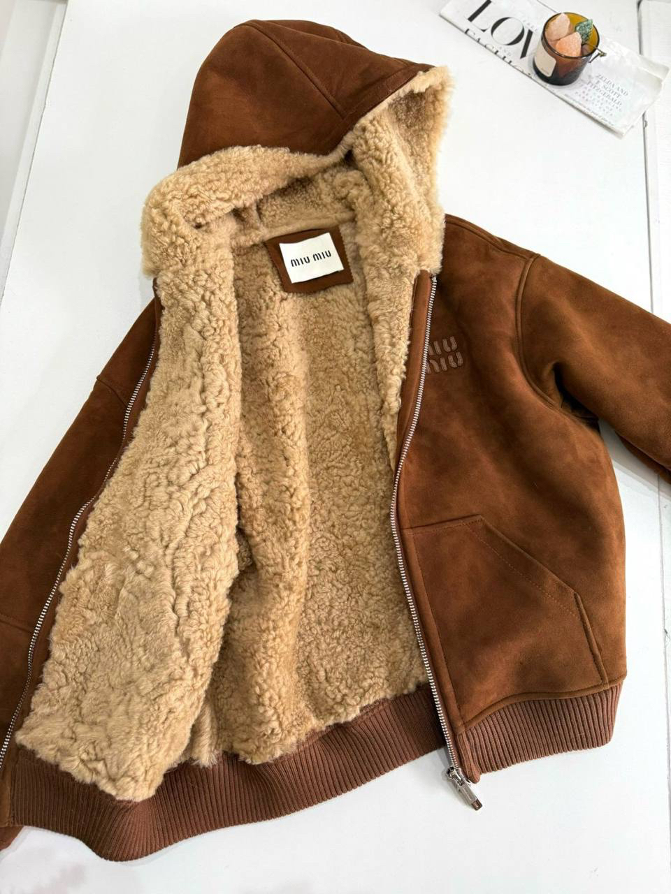 БОМБЕР МЕХОВОЙ MIU MIU детальное фото
