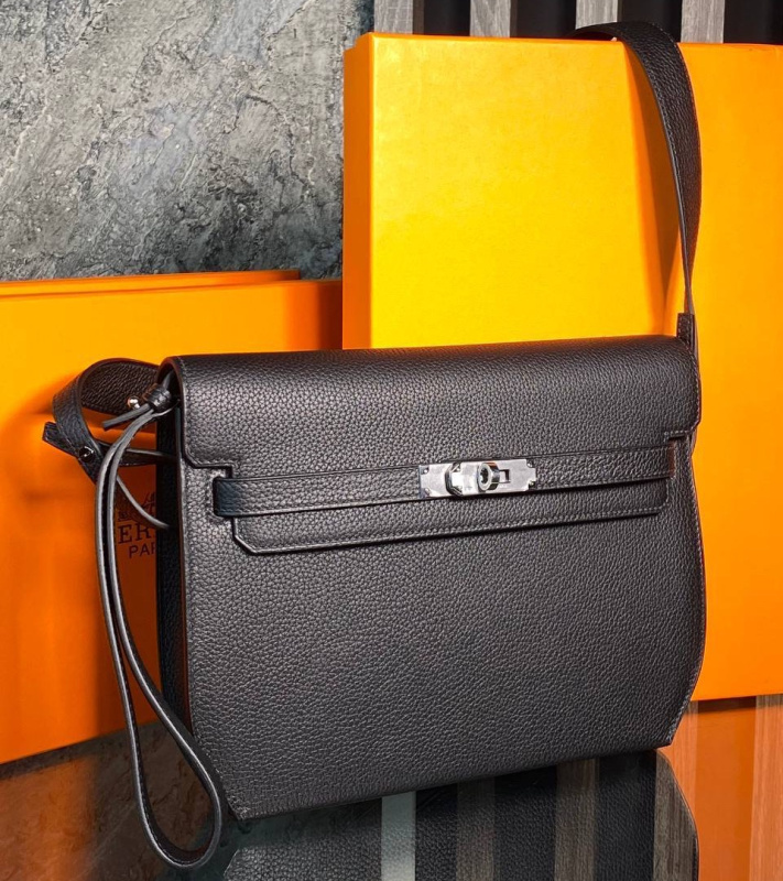 МУЖСКАЯ СУМКА МЕССЕНДЖЕР HERMES фото