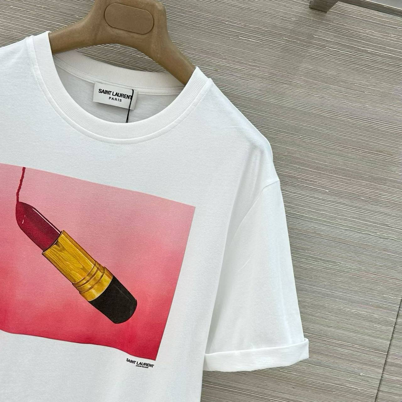 ФУТБОЛКА SAINT LAURENT детальное фото