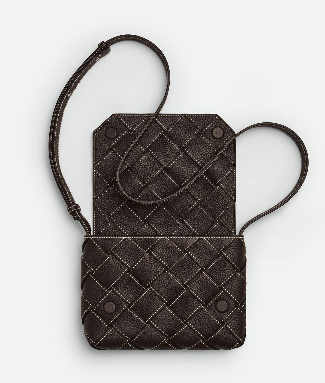 МУЖСКАЯ СУМКА МЕССЕНДЖЕР BOTTEGA VENETA детальное фото