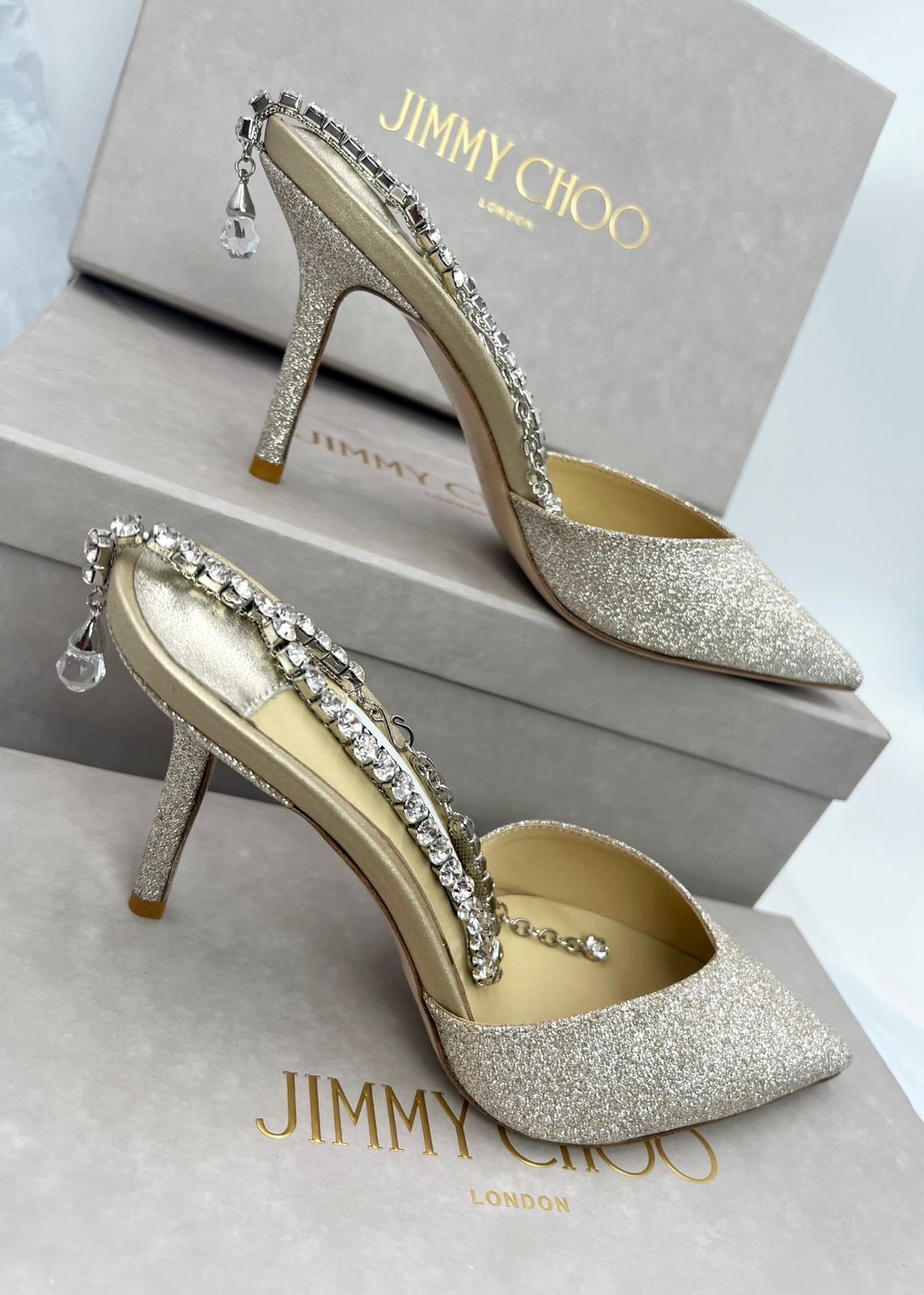 БОСОНОЖКИ JIMMY CHOO детальное фото