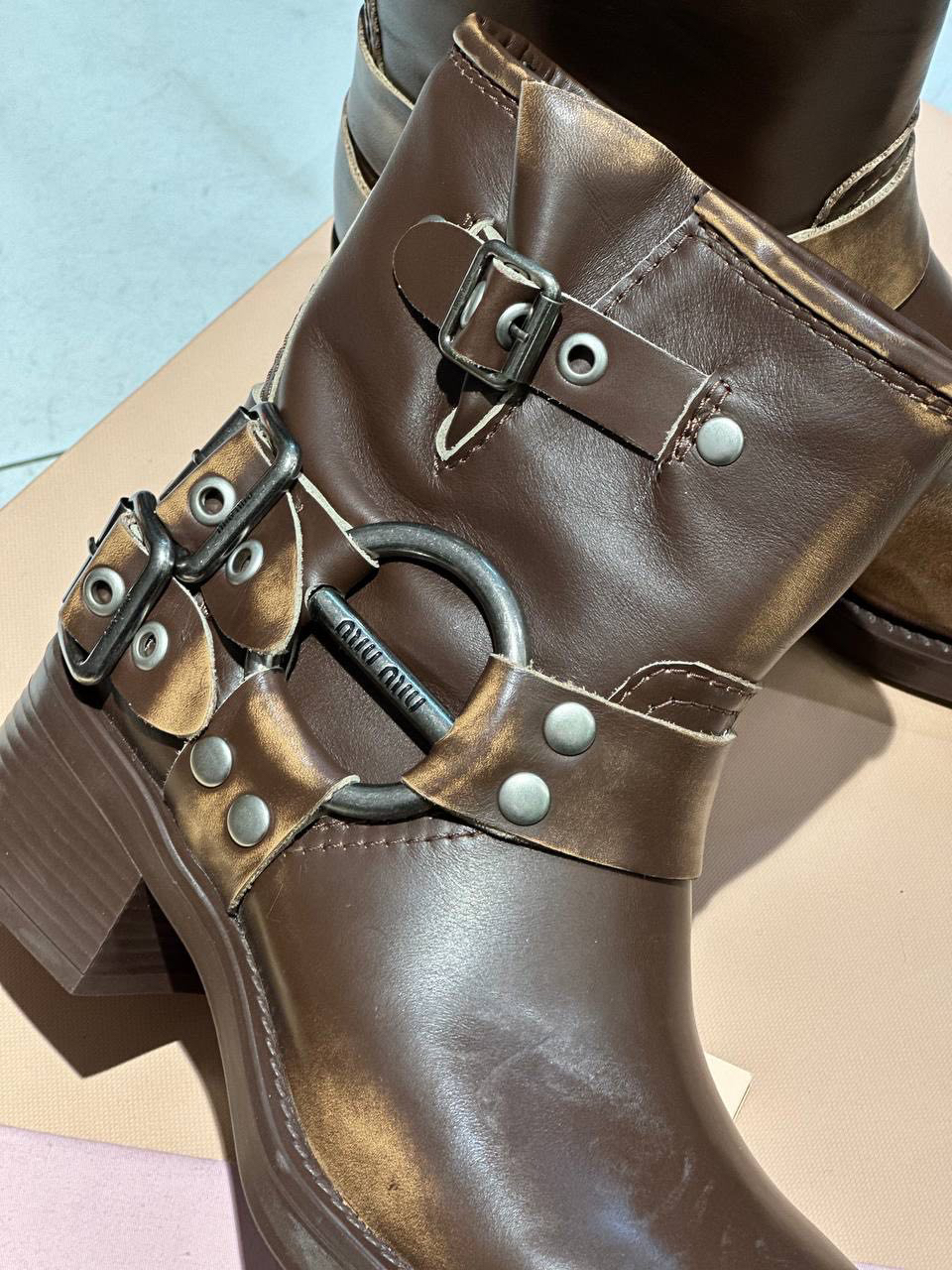 БОТИЛЬОНЫ MIU MIU детальное фото