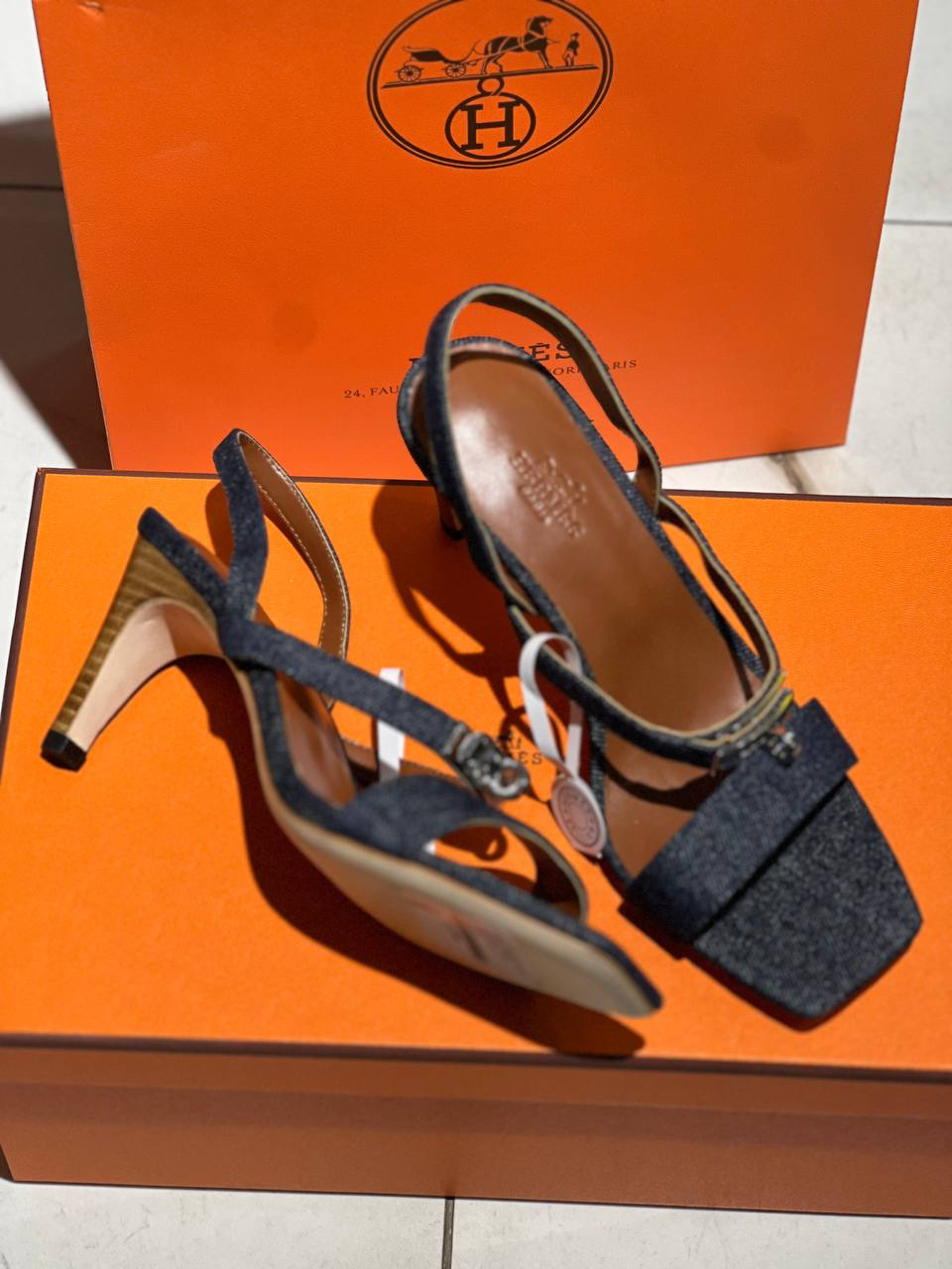 БОСОНОЖКИ HERMES детальное фото