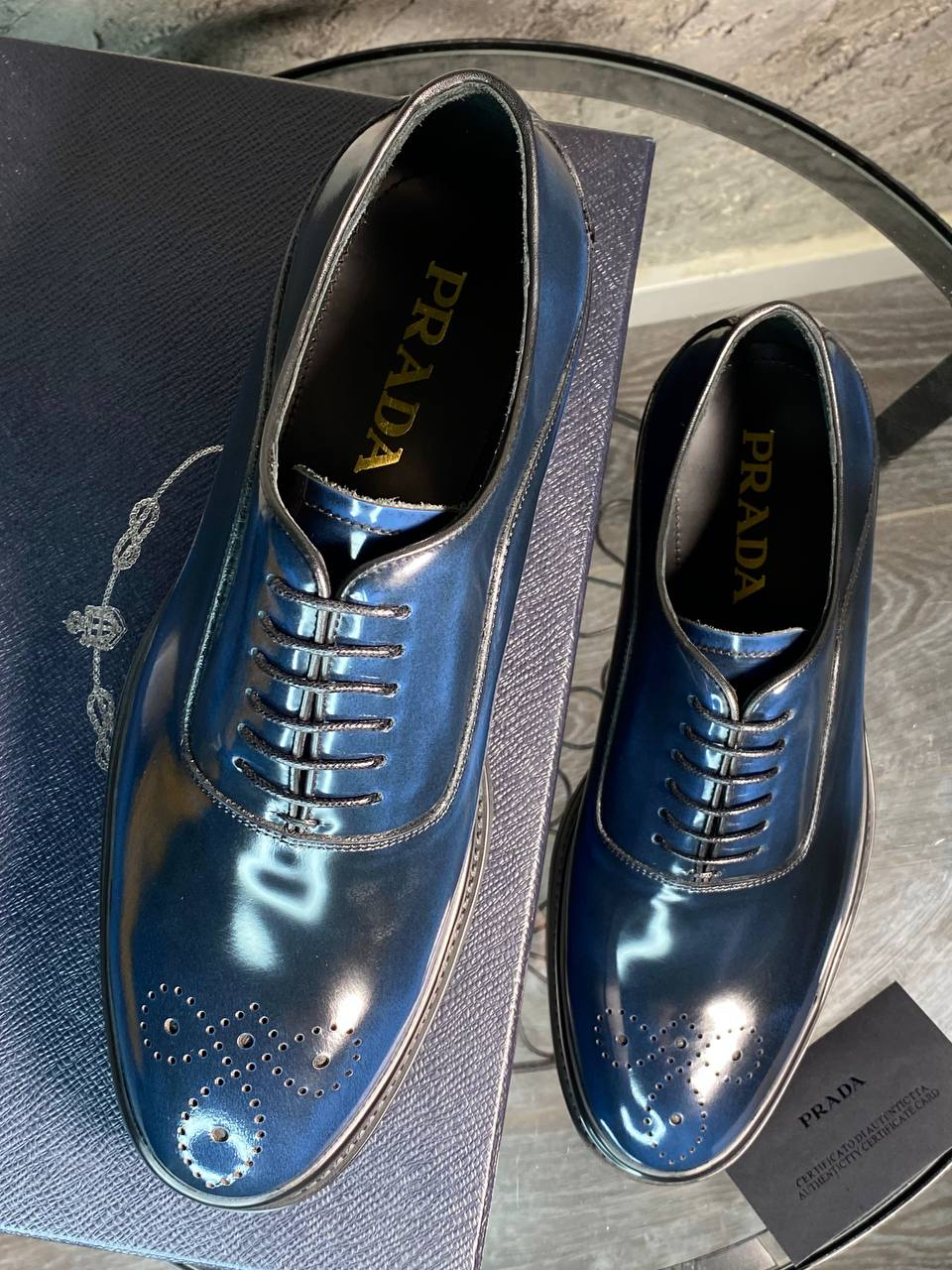 МУЖСКИЕ ТУФЛИ PRADA детальное фото