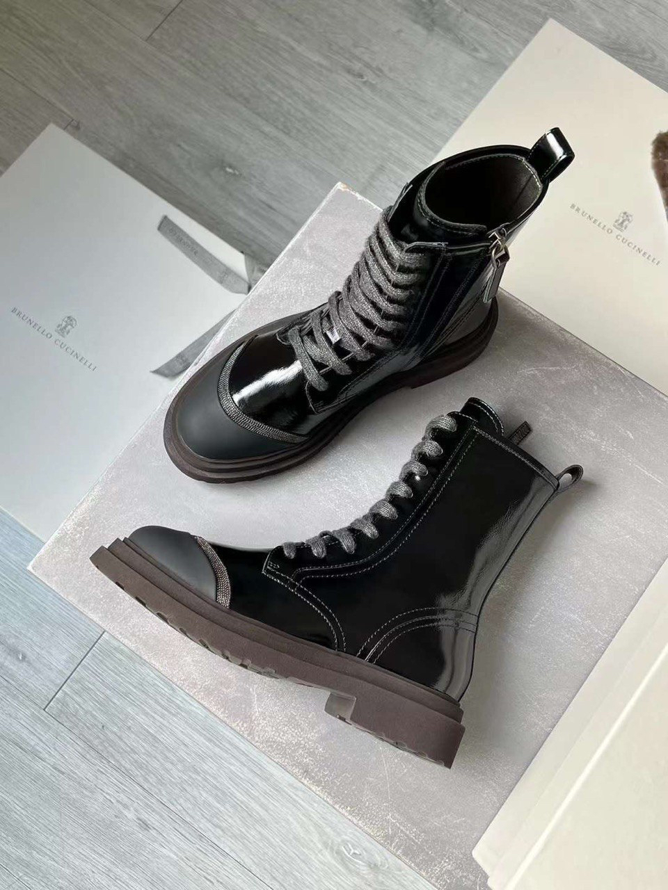 БОТИНКИ BRUNELLO CUCINELLI детальное фото