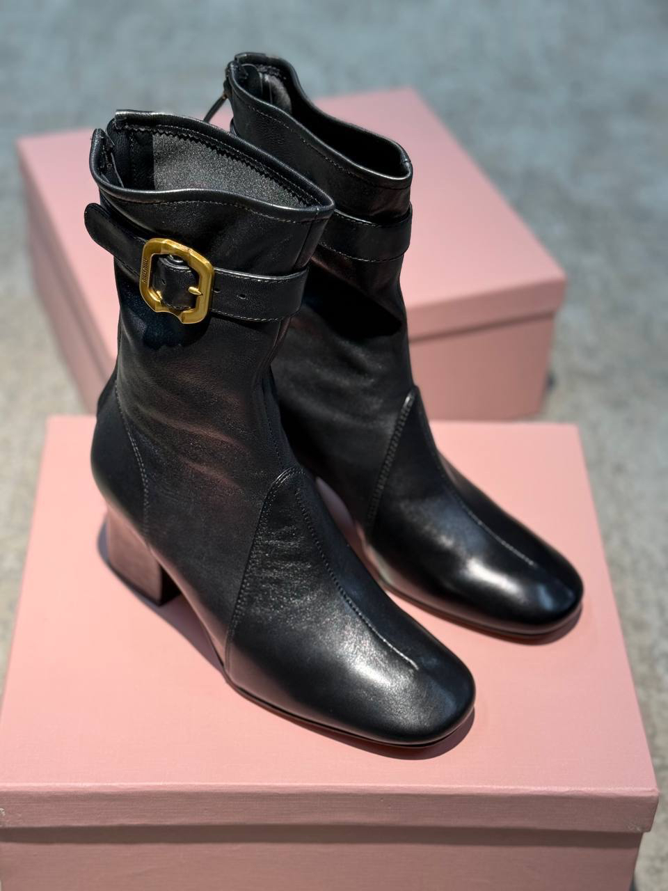 САПОГИ MIU MIU детальное фото