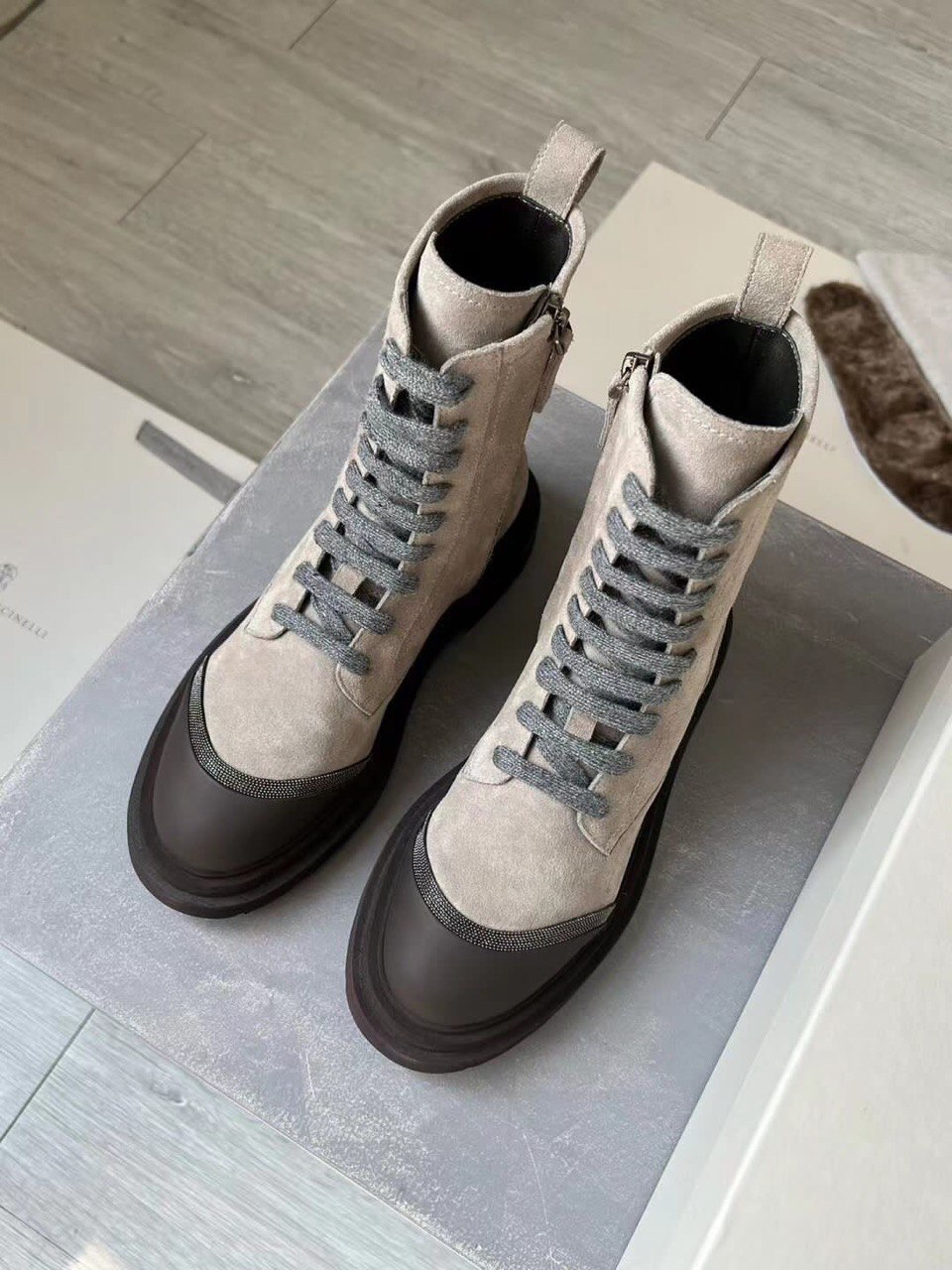 БОТИНКИ BRUNELLO CUCINELLI детальное фото