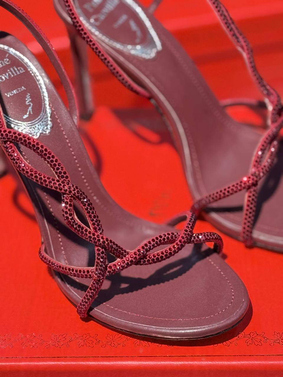 БОСОНОЖКИ RENE CAOVILLA детальное фото