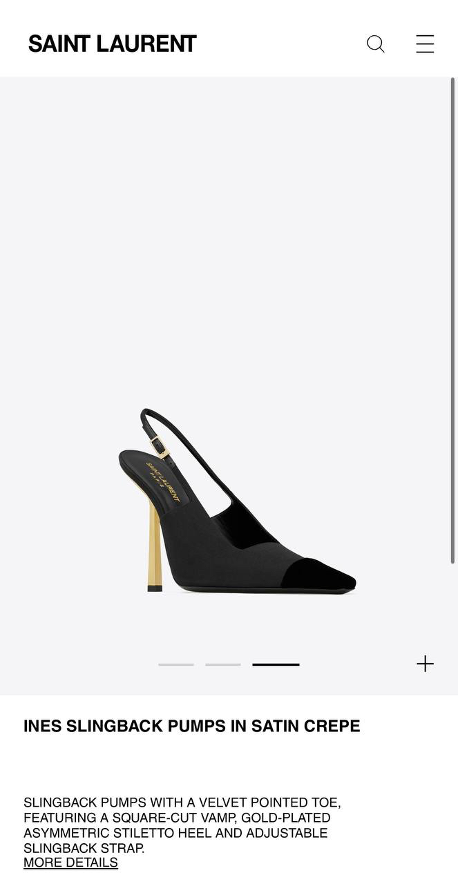 ТУФЛИ SAINT LAURENT детальное фото