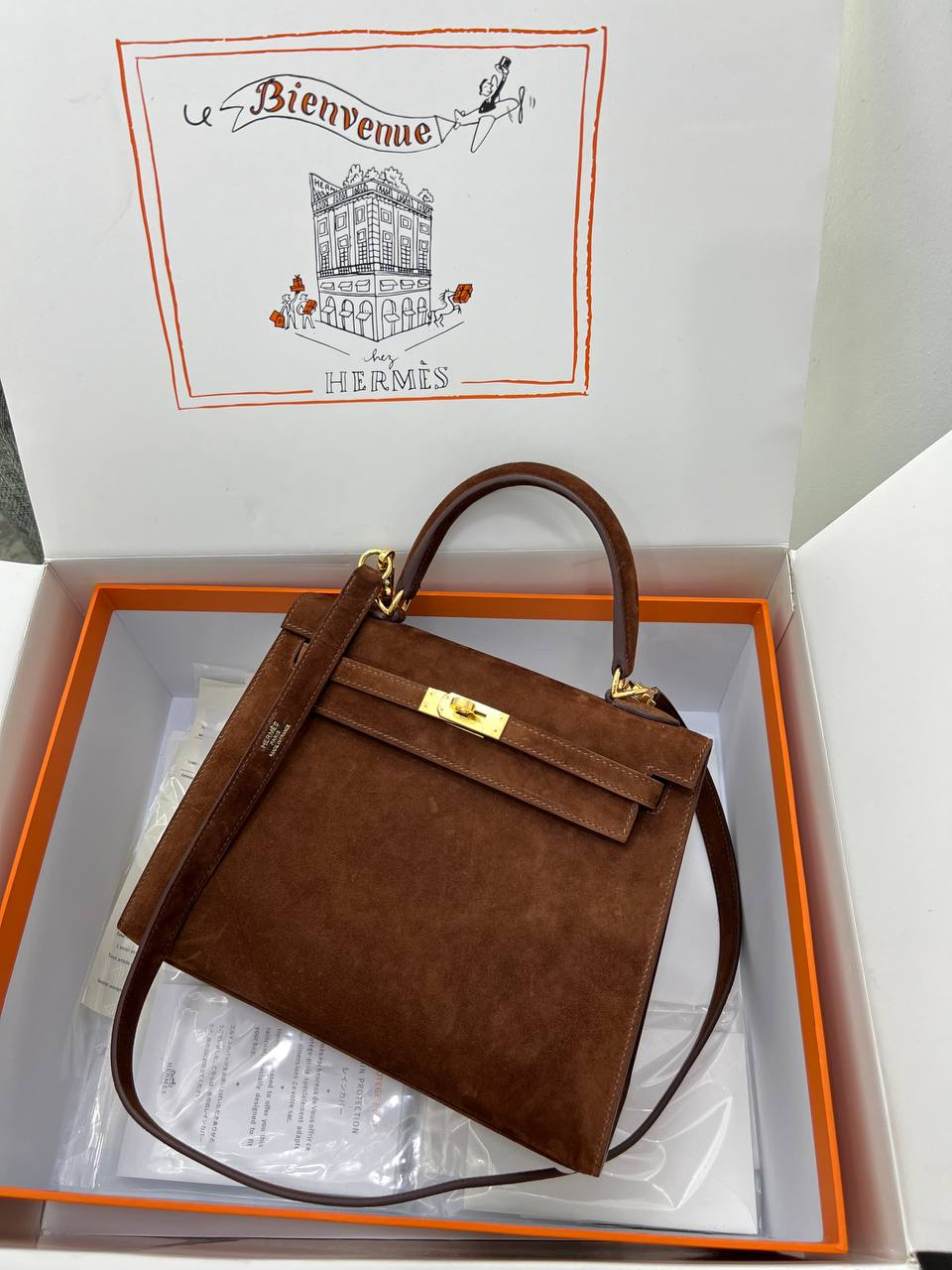 СУМКА HERMES KELLY 25 детальное фото