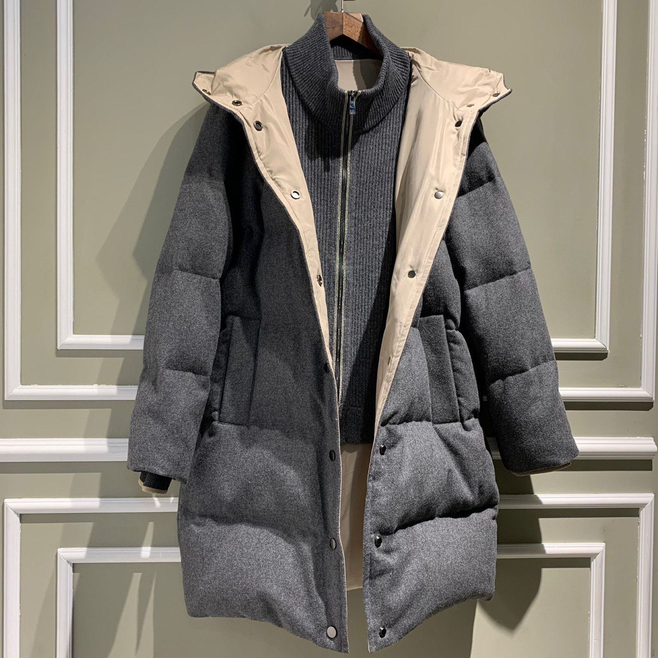 ПУХОВИК BRUNELLO CUCINELLI детальное фото